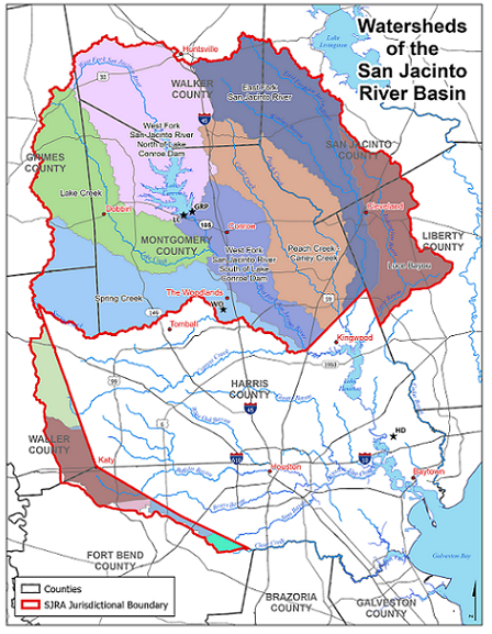Watersheds of the San Jacinto Basin